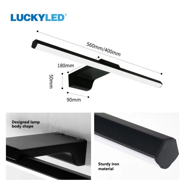 LUCKYLED Led Bathroom Light Mirror Wall Lamp 8W 12W AC85-265V Wall Mount Light Fixture Modern Wall Lamps for Living Room Bedroom-Arlik interiors