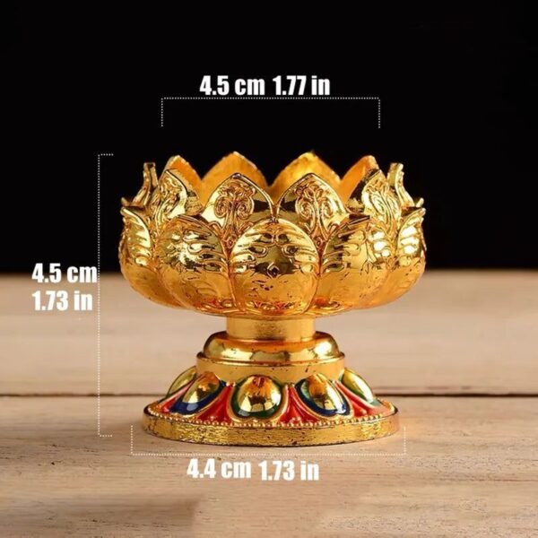 Embossed Buddhist Candle Holder-Cake stand-Arlik interiors