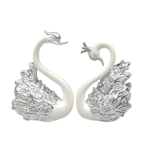 2pcs Swan Model Cute Figurine-Statue-Arlik interiors