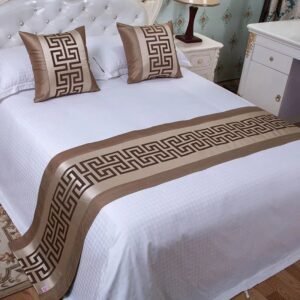 New Chinese Style Fashion High Quality Bed Flag Hotel Cupboard Table Runner Decor for Home Parlor Wedding Room Pillowcase-Arlik interiors