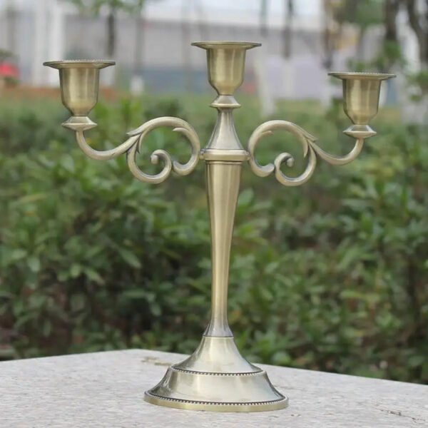 Metal Pillar Candle Holders-Candle Holders-Arlik interiors