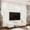 Modern Minimalist Fashion Non-Woven Wallpaper Rolls 3D Embossed Branch Stripe Wall Paper For Living Room TV Sofa Background Wall-Arlik interiors