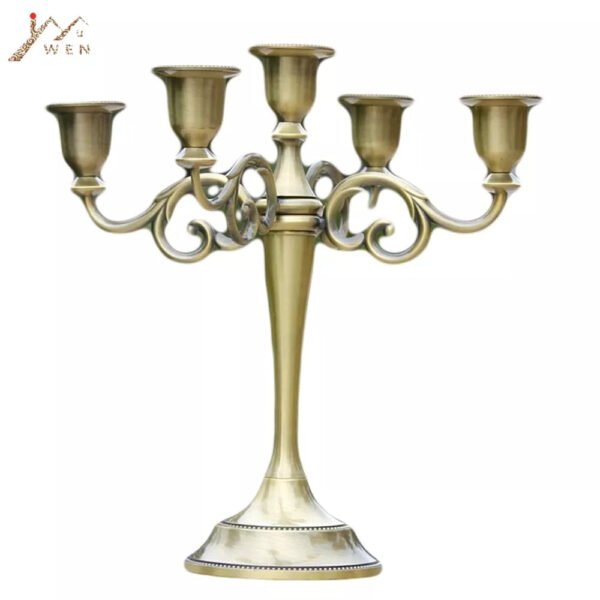 Metal Pillar Candle Holders-Candle Holders-Arlik interiors