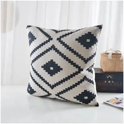 Geometric Cushion Cover Black White Nordic Home Decor-Throw Pillows-Arlik interiors