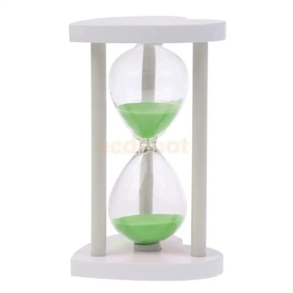 30 Minutes Sandglass Wooden Hourglass Heart Sand Timer Clock Home Decor Gifts-Arlik interiors