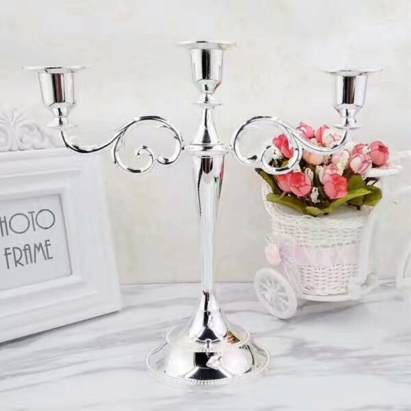 Metal Pillar Candle Holders-Candle Holders-Arlik interiors