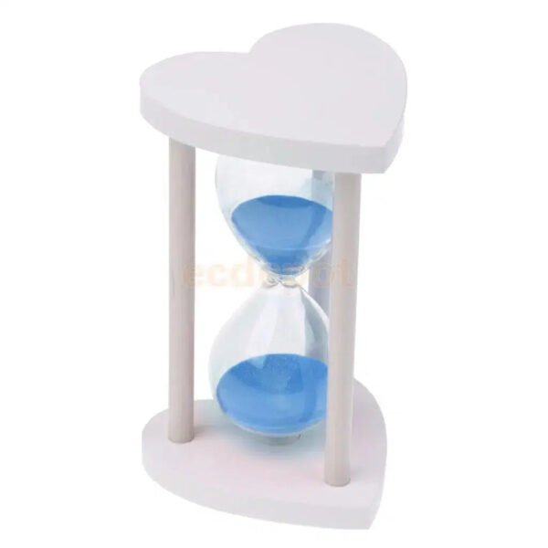 30 Minutes Sandglass Wooden Hourglass Heart Sand Timer Clock Home Decor Gifts-Arlik interiors