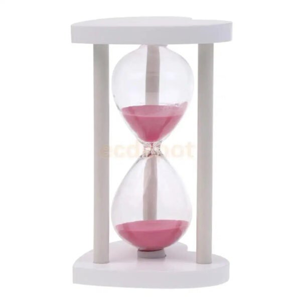 30 Minutes Sandglass Wooden Hourglass Heart Sand Timer Clock Home Decor Gifts-Arlik interiors