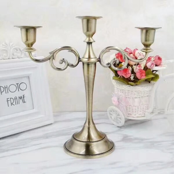 Metal Pillar Candle Holders-Candle Holders-Arlik interiors