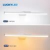 LUCKYLED Led Bathroom Light Mirror Wall Lamp 8W 12W AC85-265V Wall Mount Light Fixture Modern Wall Lamps for Living Room Bedroom-Arlik interiors