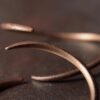 Hand Forged Cuff Solid Copper Bracelet Rustic Metal Do Old Punk Bangle Viking Handmade Jewelry Unisex Couple Lover Accessories-Arlik interiors