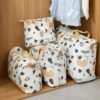 1pc Print Zipper Quilt Storage Bag-Storage & Organization-Arlik interiors