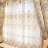 European Embroidery Living Room Curtains-Curtains-Arlik interiors