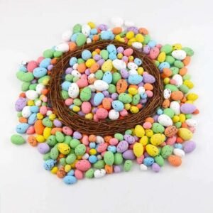 20Pcs Mini Foam Easter Eggs Decor