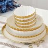 1PCS White Color Ceramics Plates Bowl Salad Dish Kitchen Tableware