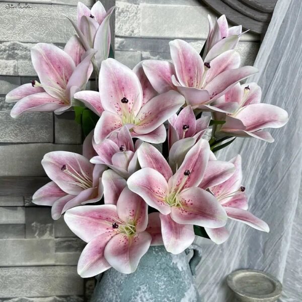 Lily Branch Artificial Flowers Home Decor-Artificial Flora-Arlik interiors