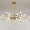 Modern LED Pendant lights Gold Black tree branch Chandeliers room decor Bedroom Dining Living Room Luster Lamp Home Decoration-Arlik interiors