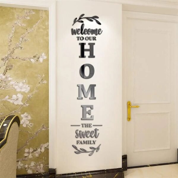 3D Acrylic Mirror Wall Stickers-Wallpaper-Arlik interiors