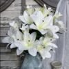 Lily Branch Artificial Flowers Home Decor-Artificial Flora-Arlik interiors