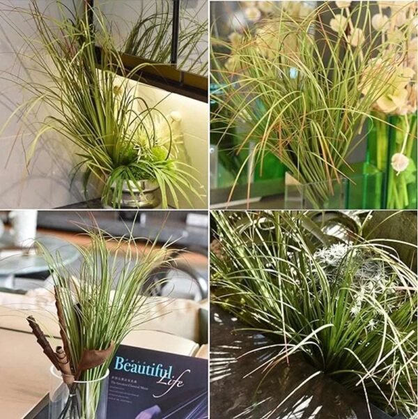 16pcs Artificial plants Green Grass for Outdoor Indoor Home Decoration