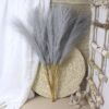 20PCS Fluffy Pampas Grass Boho Decor Flower Fake Plant