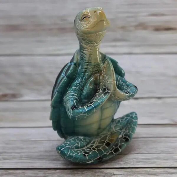 Meditating Sea Turtle Garden Statue Ornament-Figurine-Arlik interiors