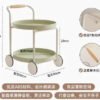 Side Table Sofa Side Table Movable Small Coffee Table Modern Minimalist Creative Small Table Balcony Trolley Rack-Arlik interiors