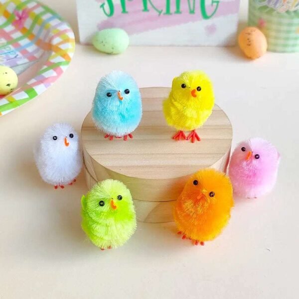 12pcs Simulated Easter Chick Decor