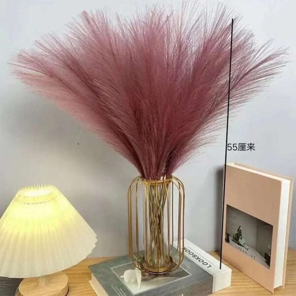 10PCS Artificial Pampas Grass Vase Filler Home Boho Decor Flower Arrangement