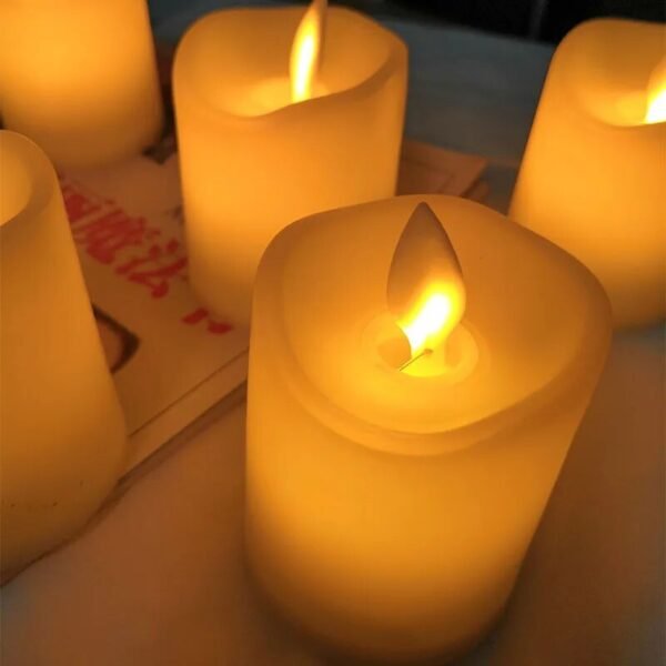 Flameless Flickering Led Candles Light Tealight Led Candles-Candles-Arlik interiors