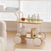 Side Table Sofa Side Table Movable Small Coffee Table Modern Minimalist Creative Small Table Balcony Trolley Rack-Arlik interiors