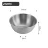 Kitchen Stainless Steel Fruit And Salad Bowls-Tableware-Arlik interiors