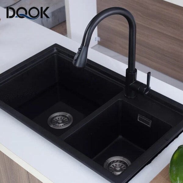 Kitchen Faucet Black Kitchen Tap-Faucet-Arlik interiors