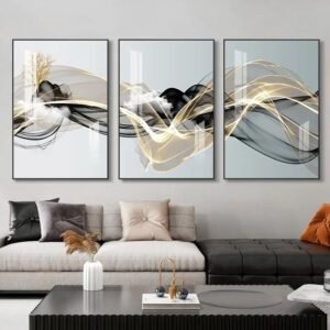 3 Pieces Nordic Wall Art Canvas Paintings-Painting-Arlik interiors