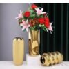 Gold-plated Ceramic Vase Table Decor-Vase-Arlik interiors