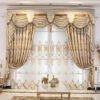 European Embroidery Living Room Curtains-Curtains-Arlik interiors