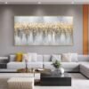 Hand-painted Canvas Abstract Mural-Art-Arlik interiors