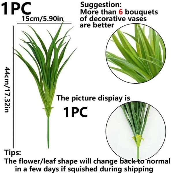 1 Pc 14 Leaves Spring Grass Outdoor Garden Decor