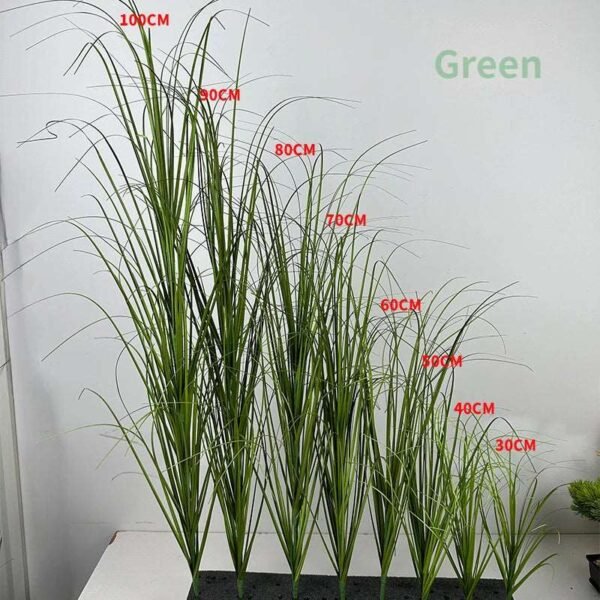 16pcs Artificial plants Green Grass for Outdoor Indoor Home Decoration