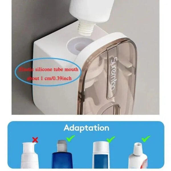 1 PCS Automatic Toothpaste Dispenser-Toothbrush Holders-Arlik interiors