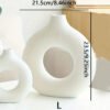 1pc Ceramic Vase Decor-Vases-Arlik interiors