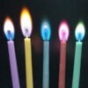 Multicolour Flame Candles Colorful Wedding Party Birthday Cake Candles Decoration Party Supplies for Children Kids-Arlik interiors