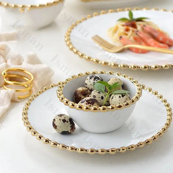 Nordic Ceramic Dinner Plates-Tableware-Arlik interiors