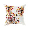 Cotton Canvas Floral Embroidered Cushion Cover 45*45-Throw Pillows-Arlik interiors