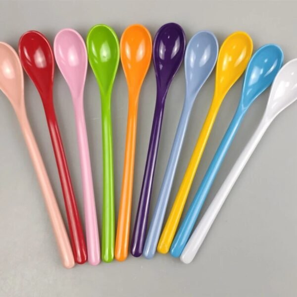 2pcs Colorful Plastic Long Handle Tableware-Flatware-Arlik interiors