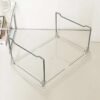 1pc Transparent Pet Desktop Shelf With Elevated Dormitory Folding Storage For Layered Office Workstation Debris-Arlik interiors