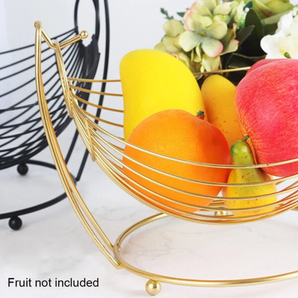 Iron Art Fruit Basket Vegetable Bowl Kitchen Desktop Fruit Display Rack