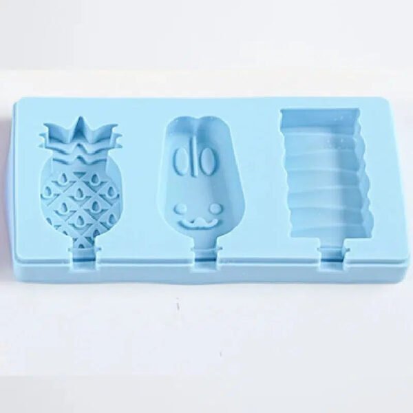 Food Grade Silicone Made with Lid Homemade Ice Cream Ice Cream Popsicle Popsicle Mold DIY Cartoon Cheese Stick Tool-Arlik interiors