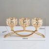 Metal Centerpieces Candle Holders-Arlik interiors