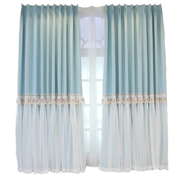 New Full High Shading Curtains for Living Room Bedroom Heat Insulation Sunscreen Simple Modern Hook Little Girl Room Princess-Arlik interiors